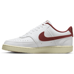 NIKE Court Vision Low-Top Sneaker Damen 106 - white/team red-muslin-mtlc gold star 40.5