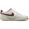 NIKE Court Vision Low-Top Sneaker Damen 106 - white/team red-muslin-mtlc gold star 40.5