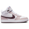 NIKE Court Borough Mid 2 Sneaker Kinder 118 - white/burgundy crush-platinum violet 28