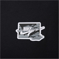 NIKE Club Dri-FIT Rundhals Sweatshirt Herren 010 - black/white S