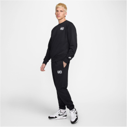 NIKE Club Dri-FIT Rundhals Sweatshirt Herren 010 - black/white S