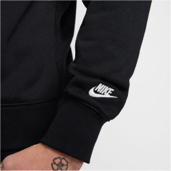 NIKE Club Dri-FIT Rundhals Sweatshirt Herren 010 - black/white S