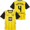 PUMA BVB Borussia Dortmund Heimtrikot mit Spielerdruck 2024/25 Herren SCHLOTTERBECK 4 S