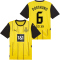 PUMA BVB Borussia Dortmund Heimtrikot mit Spielerdruck 2024/25 Herren &Ouml;ZCAN 6 S