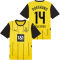 PUMA BVB Borussia Dortmund Heimtrikot mit Spielerdruck 2024/25 Herren F&Uuml;LLKRUG 14 S