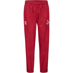 hummel 1. FC K&ouml;ln Line Up Trainingshose 2024/25 Kinder 3062 - true red 116