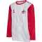 hummel 1. FC K&ouml;ln langam Aufw&auml;rmshirt 2024/25 Kinder 9402 - white/true red 116