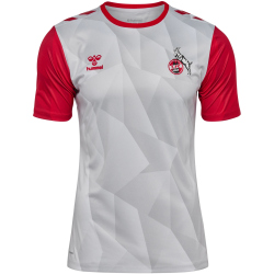 hummel 1. FC K&ouml;ln Aufw&auml;rmtrikot 2024/25 9402 - white/true red S