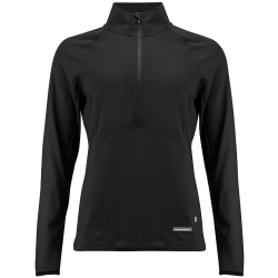 CUTTER & BUCK Adapt 1/2-Zip Golf-Top Damen 99 - black XS