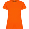 CLIQUE Basic Active Sportshirt Damen 170 - visibility orange L