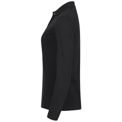 CLIQUE Stretch Premium langarm Poloshirt Damen 99 - black XS