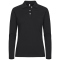 CLIQUE Stretch Premium langarm Poloshirt Damen 99 - black XS