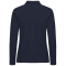 CLIQUE Stretch Premium langarm Poloshirt Damen 580 - navy XS