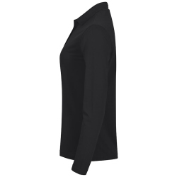 CLIQUE Manhattan langarm Poloshirt Damen 99 - black XS
