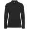 CLIQUE Manhattan langarm Poloshirt Damen 99 - black XS