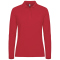 CLIQUE Manhattan langarm Poloshirt Damen 35 - red XS