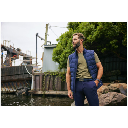 CUTTER & BUCK Oak Harbor Steppweste Herren 580 - dark...