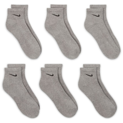 6er Pack NIKE Everyday Cushioned Ankle Trainingssocken 064 - carbon heather/black 42-46