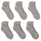 6er Pack NIKE Everyday Cushioned Ankle Trainingssocken 064 - carbon heather/black 42-46