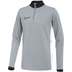 NIKE Academy 25 Dri-FIT langarm Trainingsshirt Kinder 012 - wolf grey/black/white/black XS (122-128 cm)
