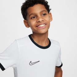 NIKE Academy 25 Dri-FIT Trainingsshirt Kinder 100 - white/black/wolf grey/black S (128-137 cm)