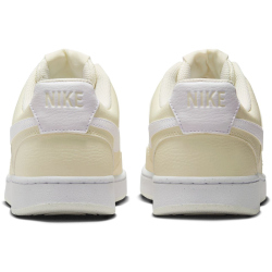 NIKE Court Vision Low Next Nature Sneaker Damen 100 - white/pale ivory-black 35.5