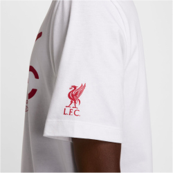 NIKE FC Liverpool Swoosh Fu&szlig;ball T-Shirt Herren 100 - white XS