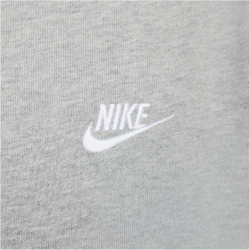 NIKE Club Knit langarm Poloshirt Herren 063 - dk grey heather/white XS