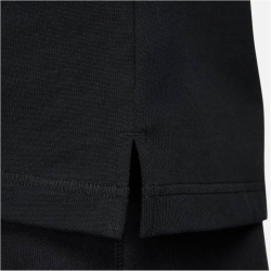 NIKE Club Knit langarm Poloshirt Herren 010 - black/white XS