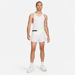 NIKE Fast Dri-FIT Singlet Lauf-Tanktop Herren 121 - summit white/reflective silv S