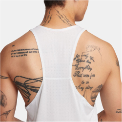 NIKE Fast Dri-FIT Singlet Lauf-Tanktop Herren 121 - summit white/reflective silv L