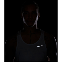 NIKE Fast Dri-FIT Singlet Lauf-Tanktop Herren 121 - summit white/reflective silv XL