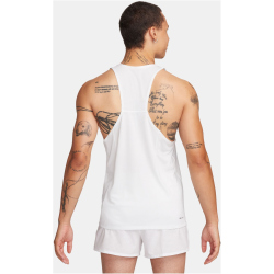 NIKE Fast Dri-FIT Singlet Lauf-Tanktop Herren 121 - summit white/reflective silv XL