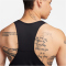 NIKE Fast Dri-FIT Singlet Lauf-Tanktop Herren 010 - black/reflective silv S