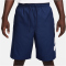 NIKE Club Woven Shorts Herren 410 - midnight navy/white M