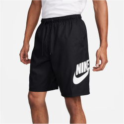 NIKE Club Woven Shorts Herren 010 - black/white XS