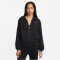 NIKE Sportswear Chill Terry Loose French Terry Kapuzenjacke Damen 010 - black/sail S