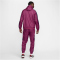 NIKE England Sportswear CE Woven Kapuzen-Trainingsanzug Herren 653 - rosewood/purple ink/white S