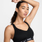 NIKE Indy High Support Padded Adjustable Sport-BH Damen 011 - black/black/white XS