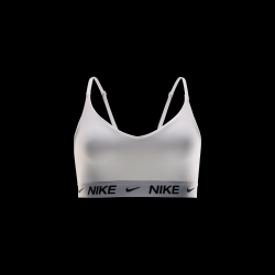 NIKE Indy Light Support Padded Adjustable Sport-BH Damen 101 - white/black XXL