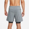 NIKE Dri-FIT Unlimited 7" 2in1 Shorts Herren 084 - smoke grey/dk smoke grey/smoke grey S