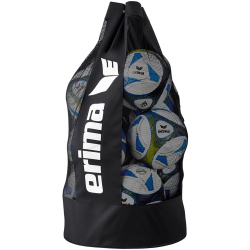 erima 12er Ballsack black/white