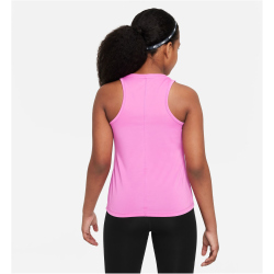 NIKE Dri-FIT One Tanktop M&auml;dchen 675 - playful pink/white XL (156-166 cm)