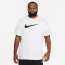 NIKE Sportswear Swoosh T-Shirt Herren 100 - white/black S/T