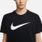 NIKE Sportswear Swoosh T-Shirt Herren 010 - black/white S/T