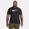 NIKE Sportswear Swoosh T-Shirt Herren 010 - black/white S/T