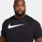 NIKE Sportswear Swoosh T-Shirt Herren 010 - black/white S/T