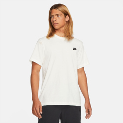 NIKE Sportswear Freizeit T-Shirt Herren 133 - sail/black M