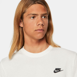 NIKE Sportswear Freizeit T-Shirt Herren 133 - sail/black M