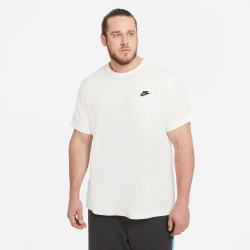 NIKE Sportswear Freizeit T-Shirt Herren 133 - sail/black M